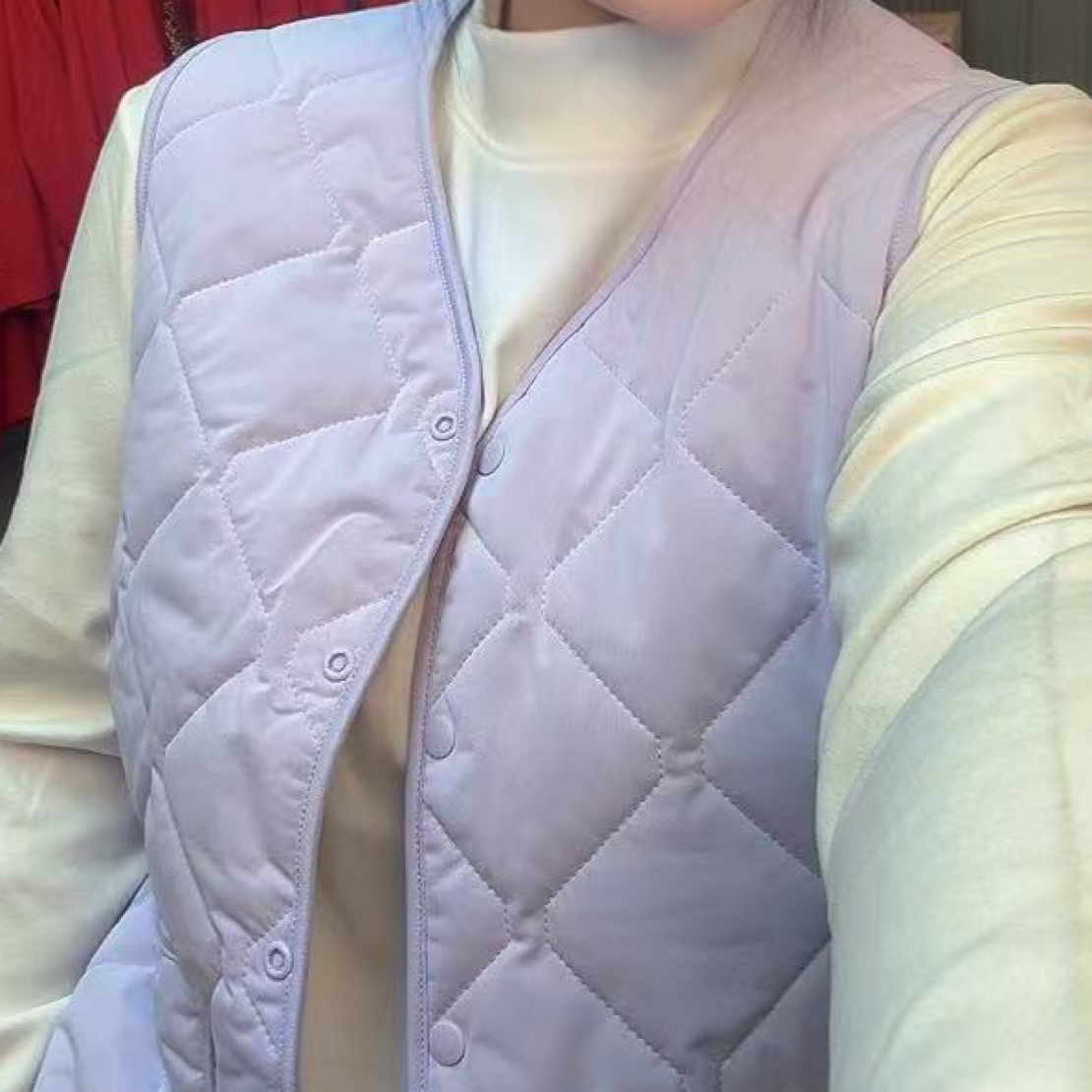 2601马甲秋冬防风防泼水轻薄保暖叠穿内搭背心