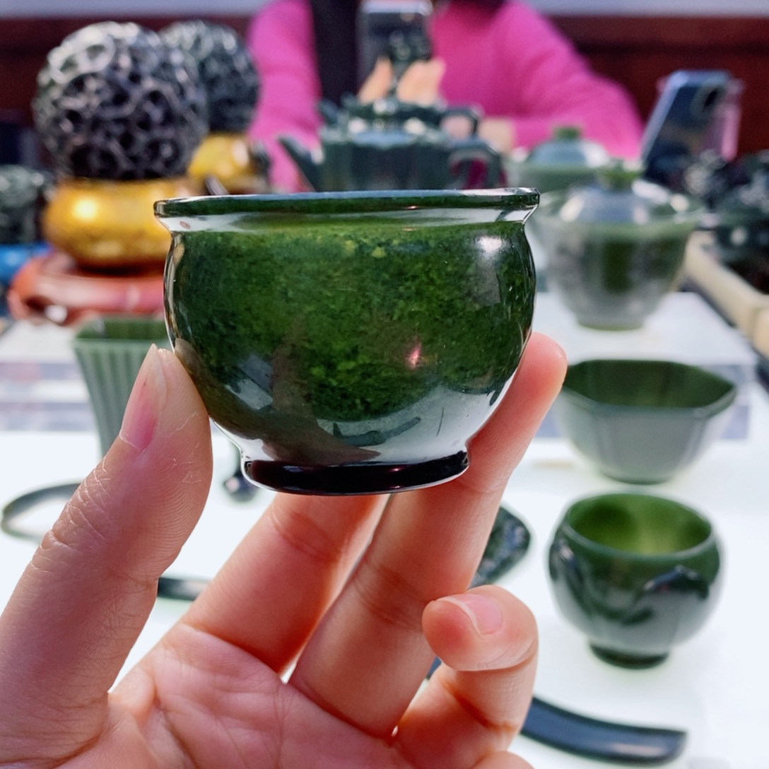 和田玉（青玉）摆件未镶嵌