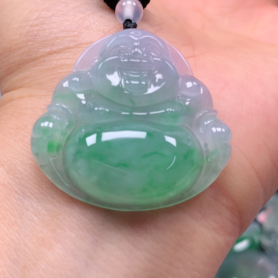 翡翠颈饰未镶嵌天然翡翠