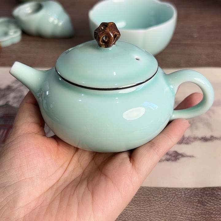 小米茶器龙泉青瓷