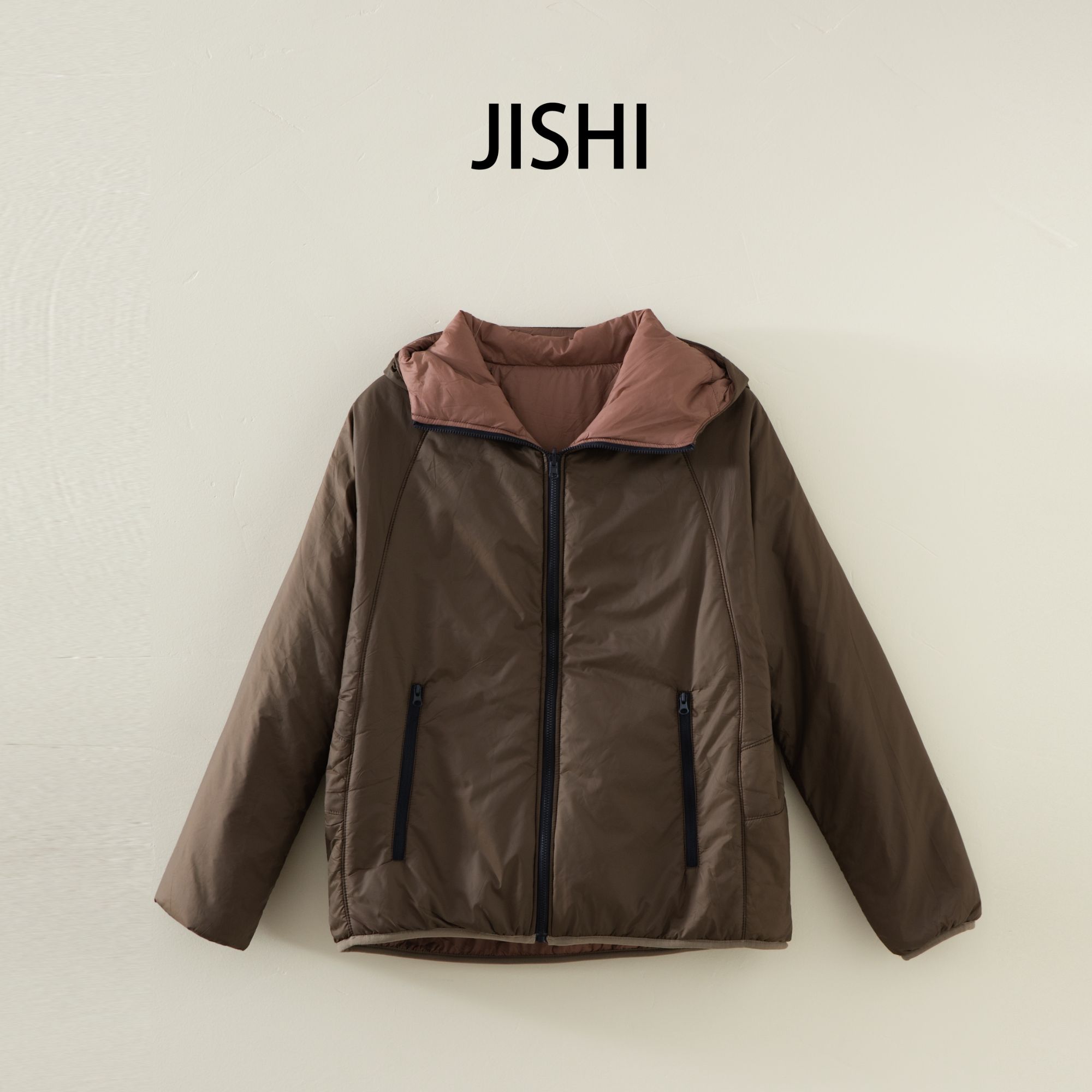 既是JISHI 秋冬保暖棉服女款户外服装女外套外出新款外套MF005