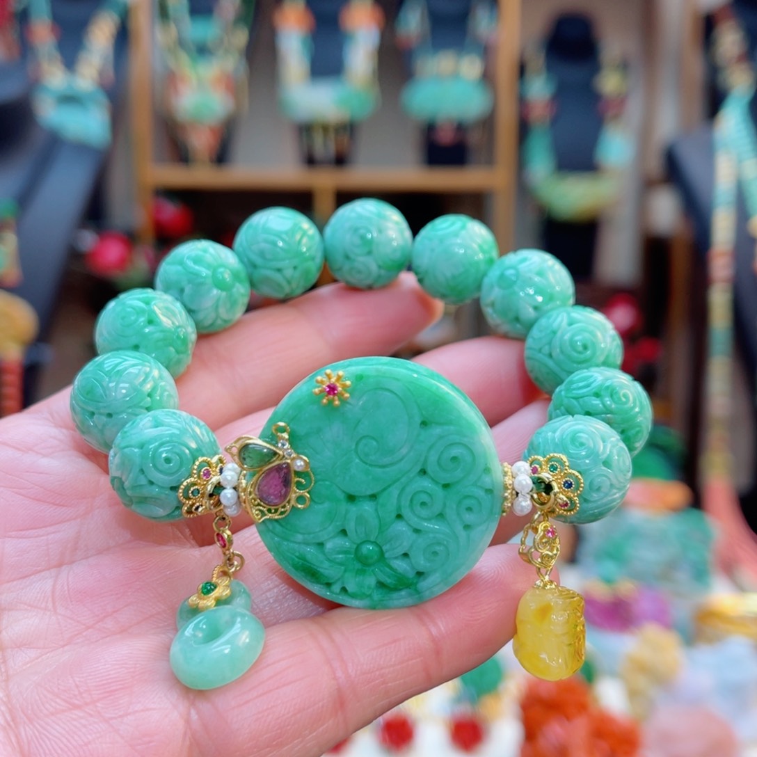 翡翠手串合金48小时鉴赏期