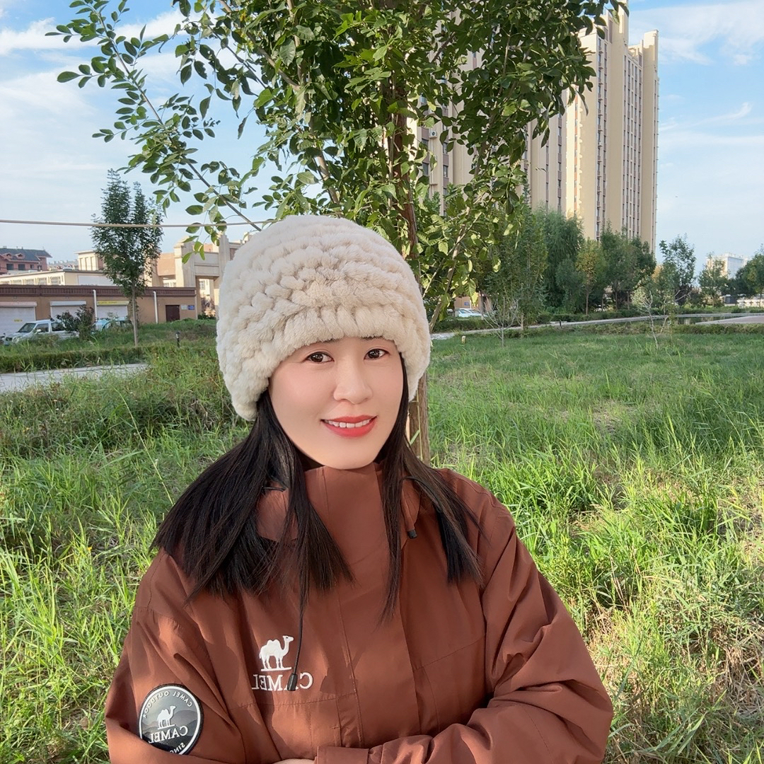 【獭兔毛新款圆帽】冬季保暖女款巨软和圆顶包头帽子