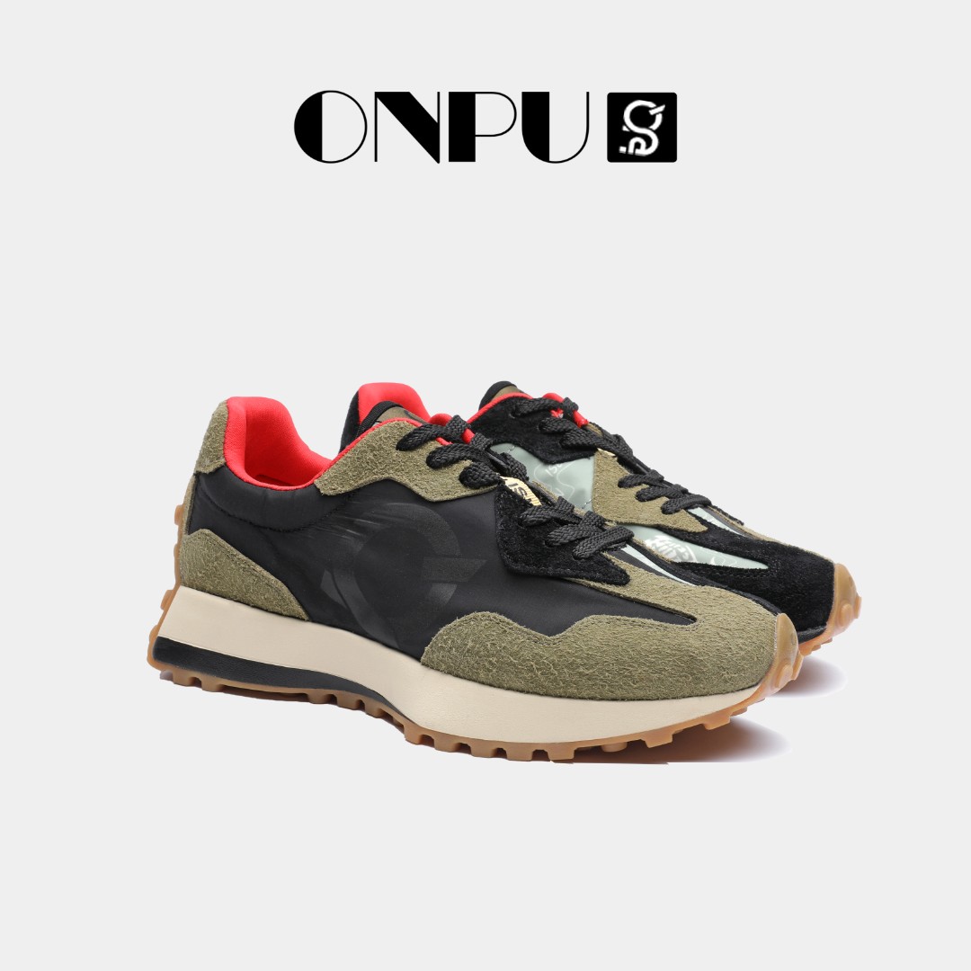 ONPU经典拼色阿甘鞋透气软底运动鞋舒适时尚百搭潮鞋