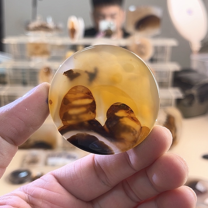 玛瑙/玉髓未镶嵌吊坠(不含链)