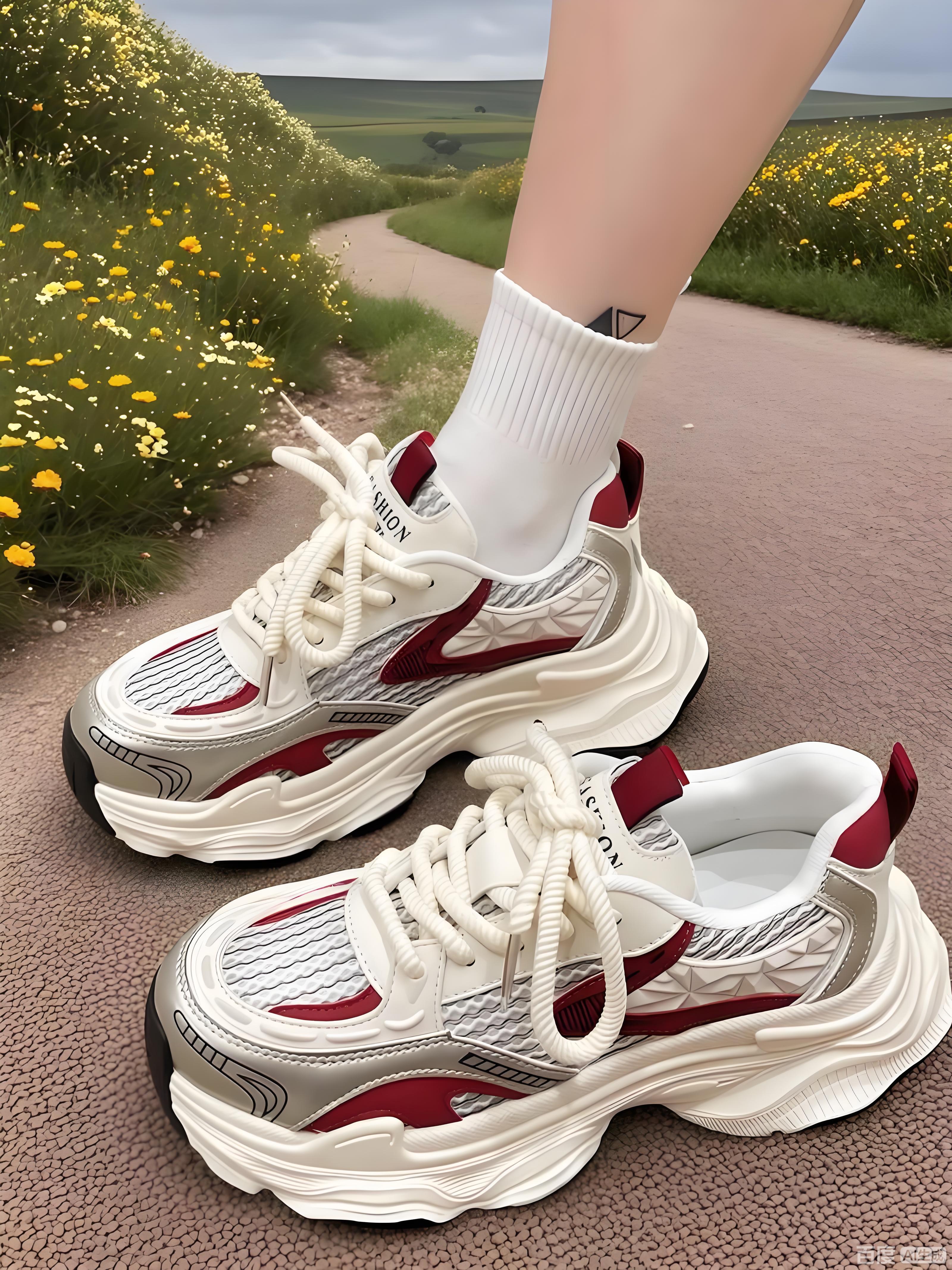 百搭厚底透气老爹鞋（非图片款，以直播为准）