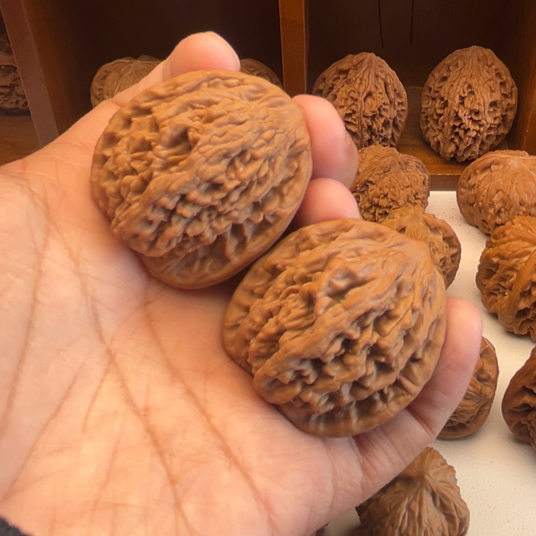 吊坠文玩核桃39全品麦穗虎头