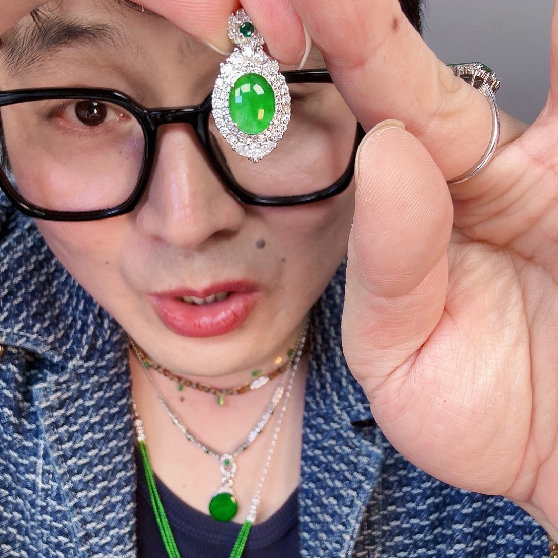 翡翠颈饰未镶嵌一个