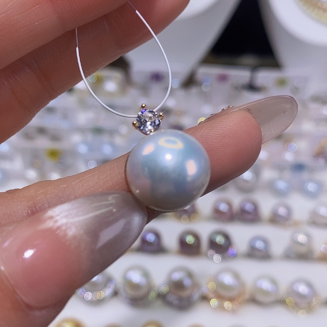 淡水珍珠颈饰合金