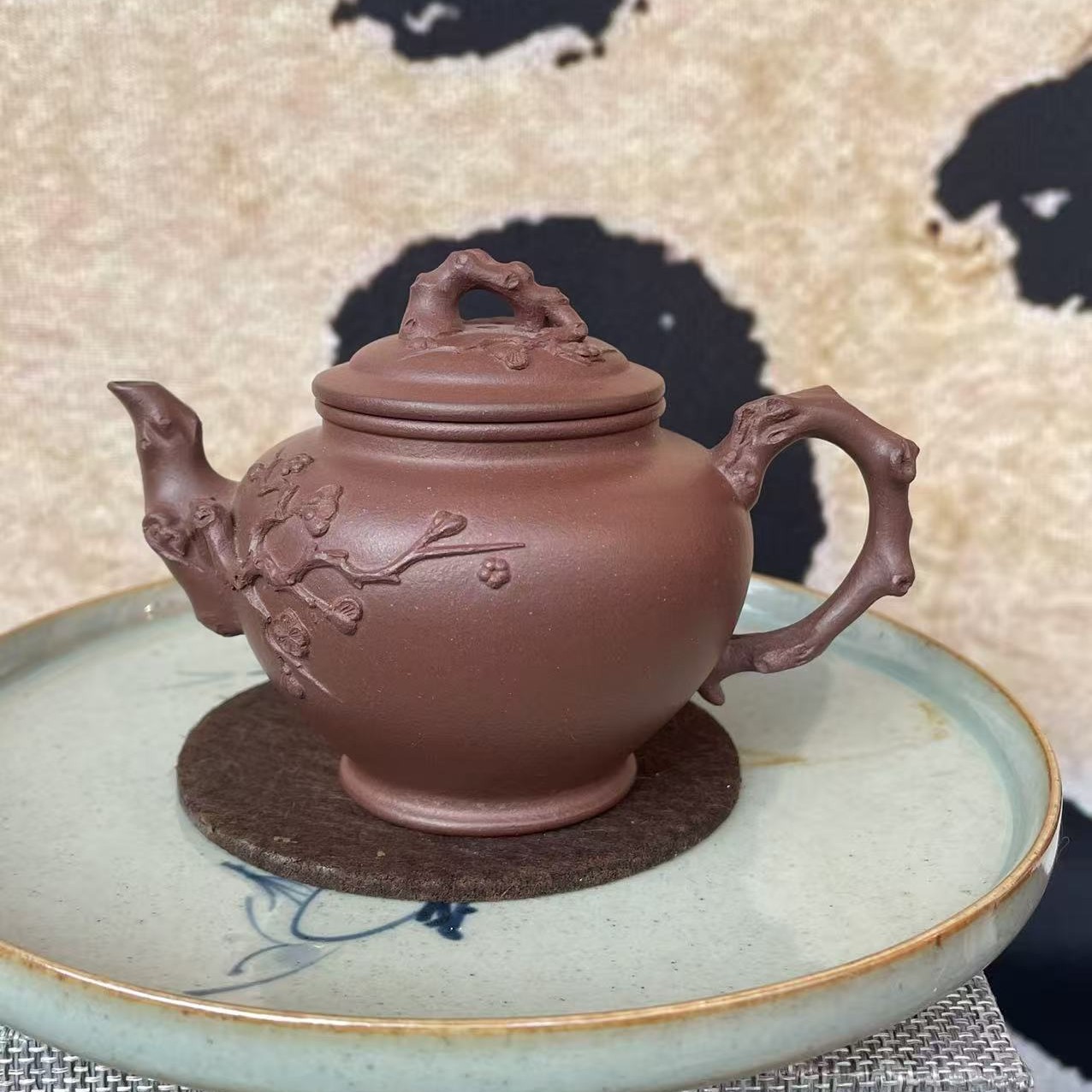 黄龙源底槽清150容量报春紫砂壶精美紫砂茶壶茶具茶壶圆壶