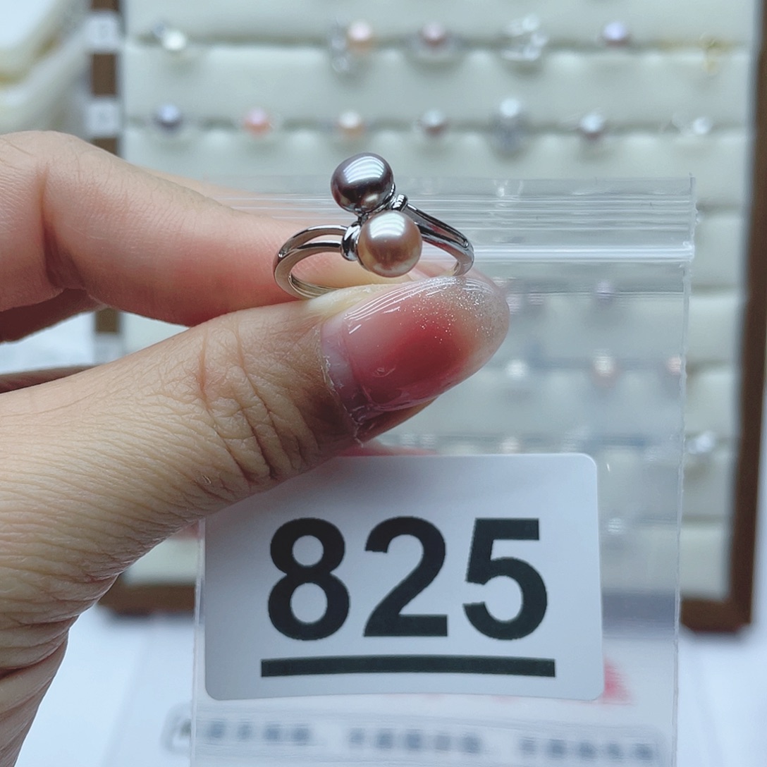 淡水珍珠珠宝奇石银S925镶嵌825