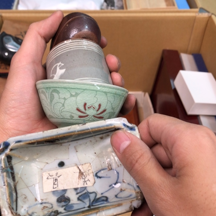 陶瓷孤品单件车里拍