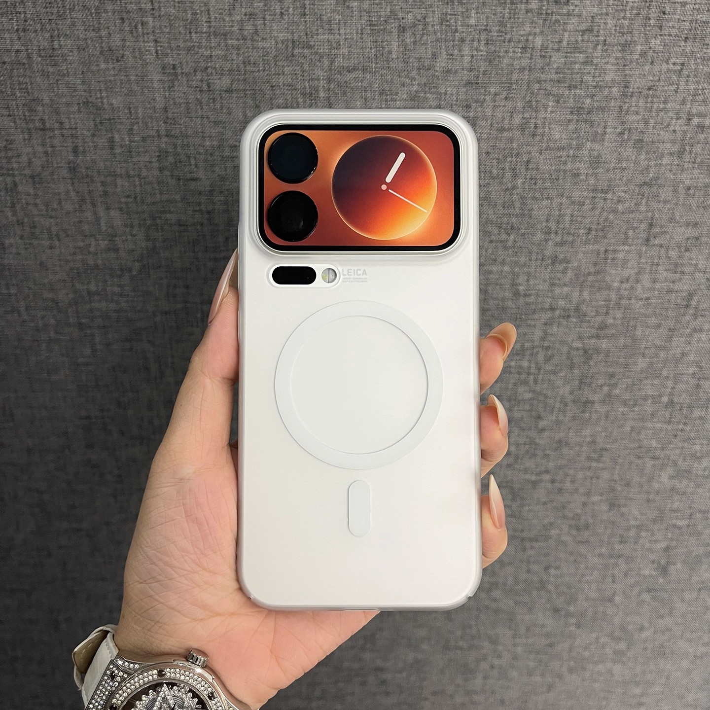 适用小米17Pro手机壳磨砂冰雾磁吸17promax透明全包xiaomi17简约