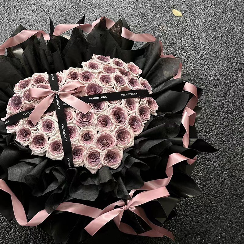 乌梅子酱抱抱桶永生玫瑰花束香皂花生日礼物送女生520情人节礼物