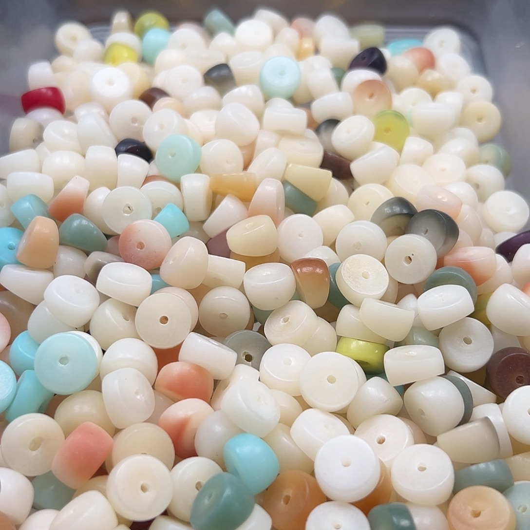 菩提根/象牙果手串微瑕卡12左右多宝大肠200颗