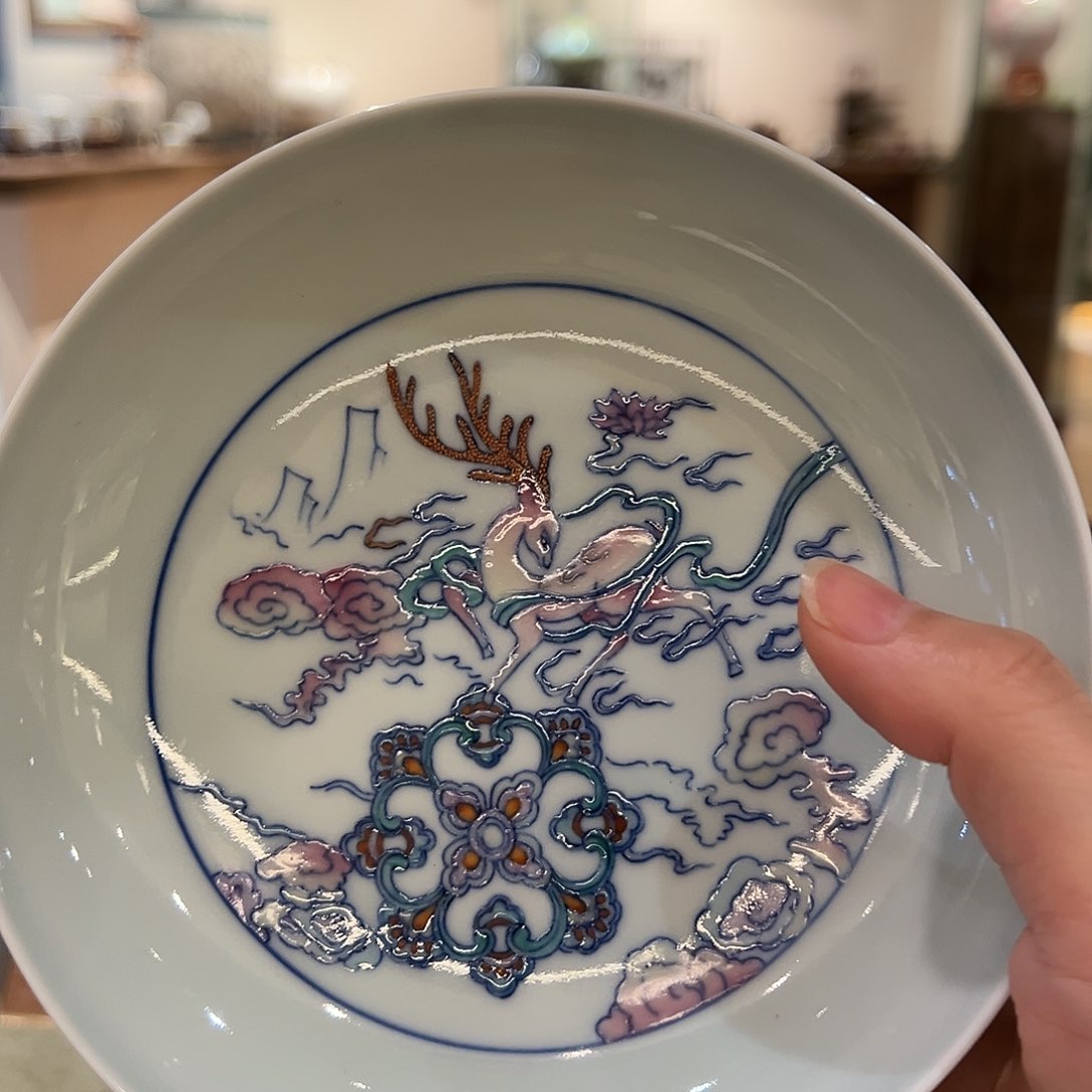 微瑕原矿斗彩壶承壶承