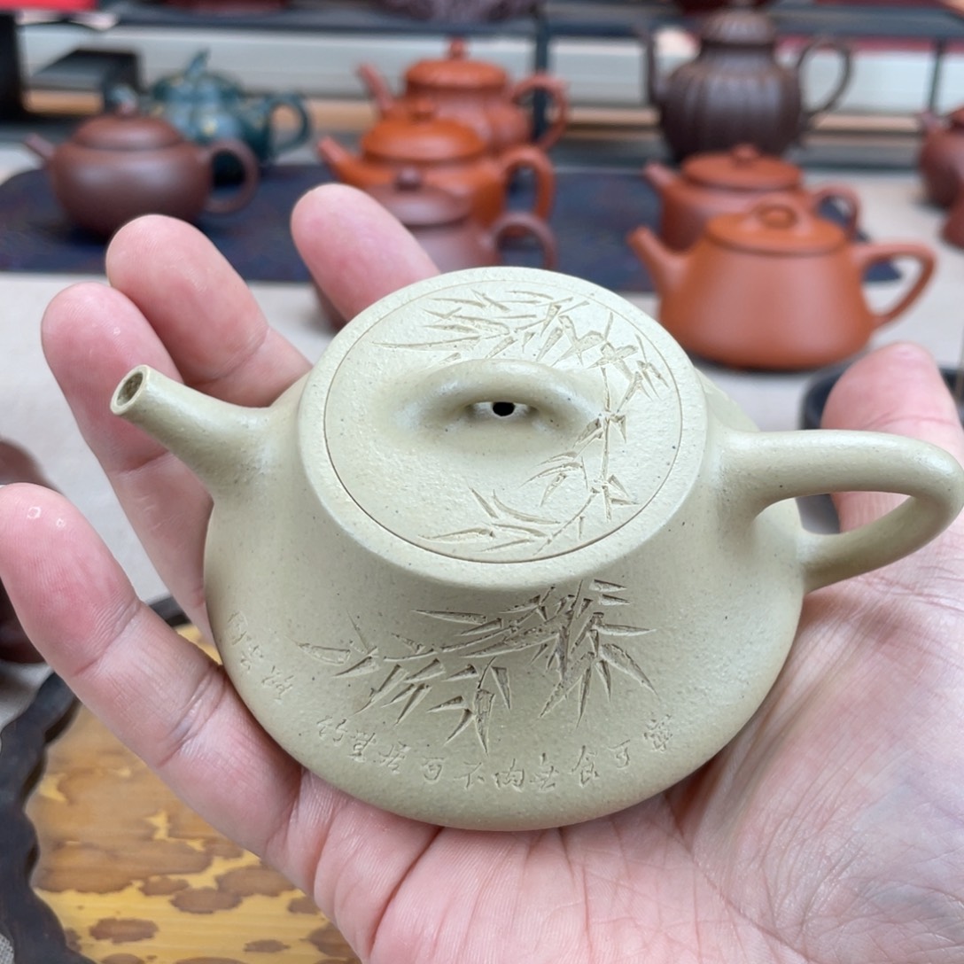 紫砂茶壶阿*保原矿手工壶直播间，玩好料的进