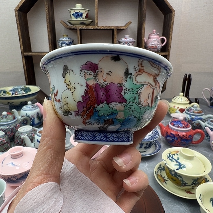 摆件陶景德镇陶瓷567老厂瓷43
