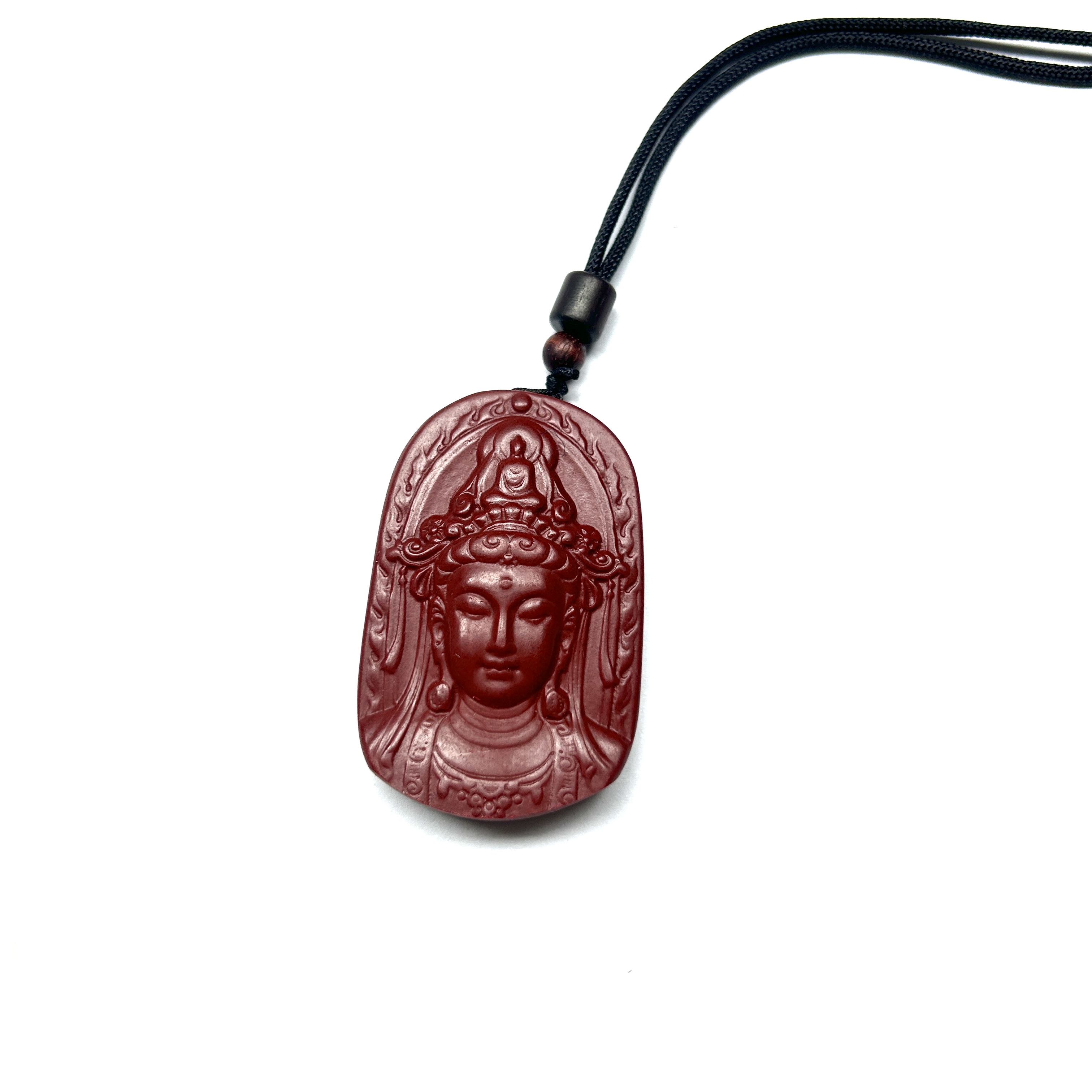 天然辰砂SX014 现代简约时尚项链 尺寸58*12mm