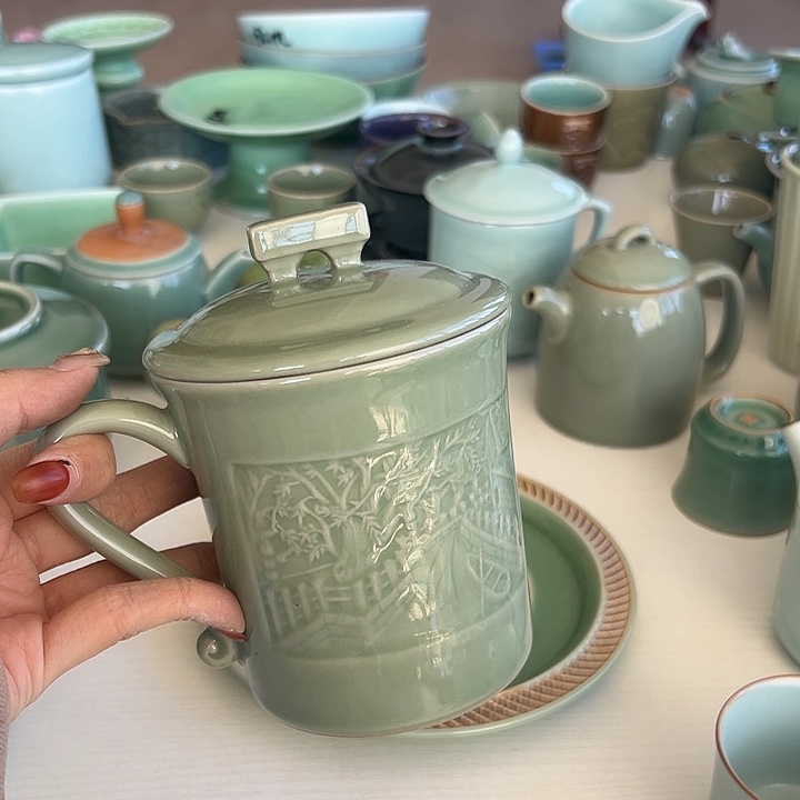 小米茶器龙泉青瓷