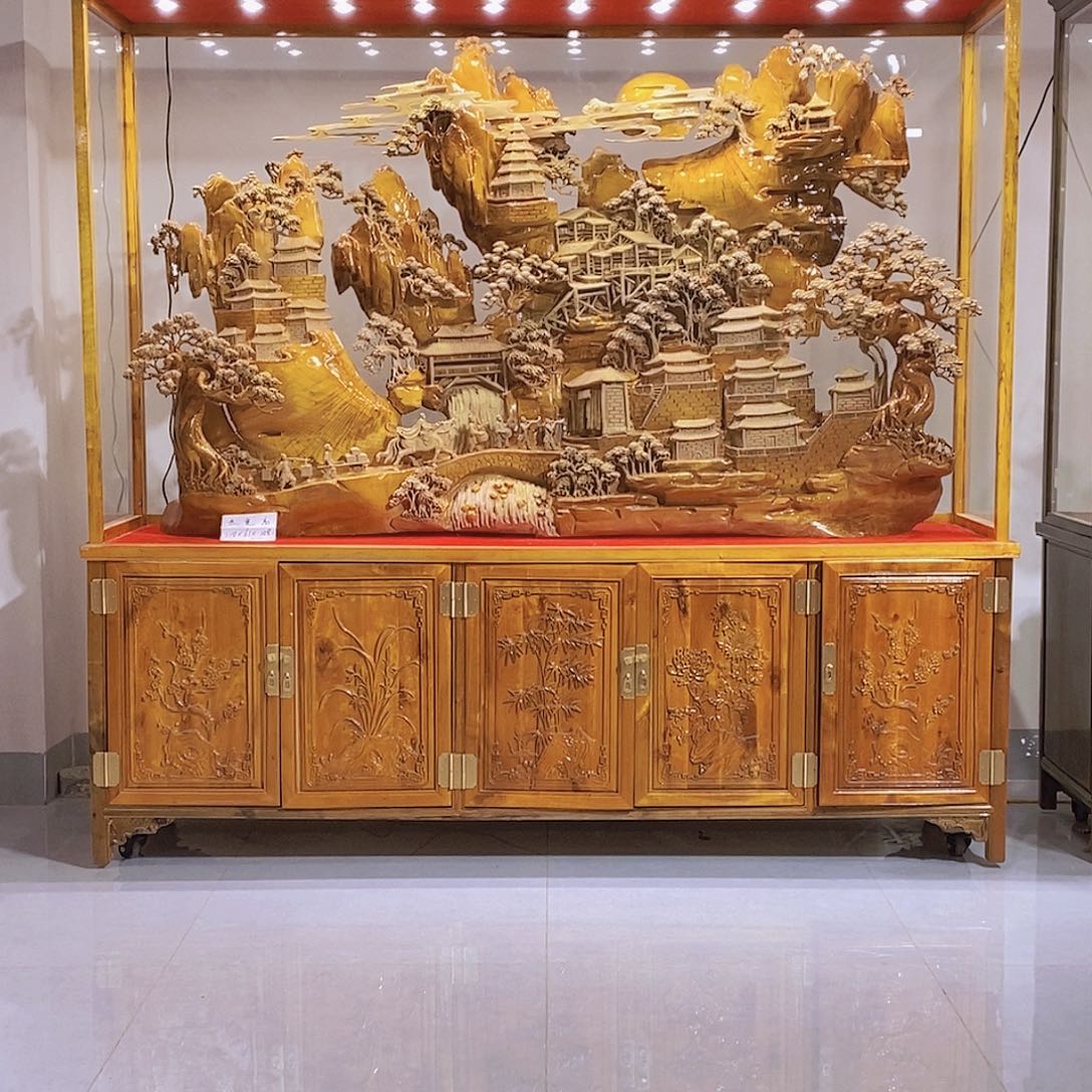 金丝楠安***总金丝楠小叶桢楠摆件