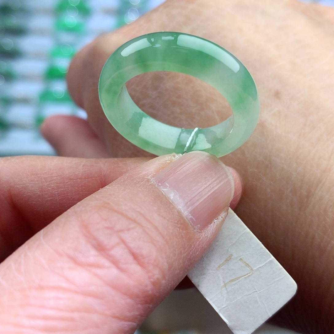 未镶嵌戒指翡翠17号