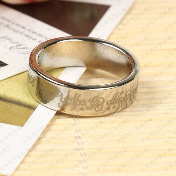 不锈钢磁铁戒指 磁力戒指 强磁铁戒指 磁戒 黑圈圆弧 魔术道具