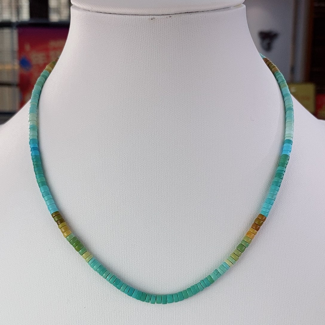 绿松石珠宝奇石18K金镶嵌