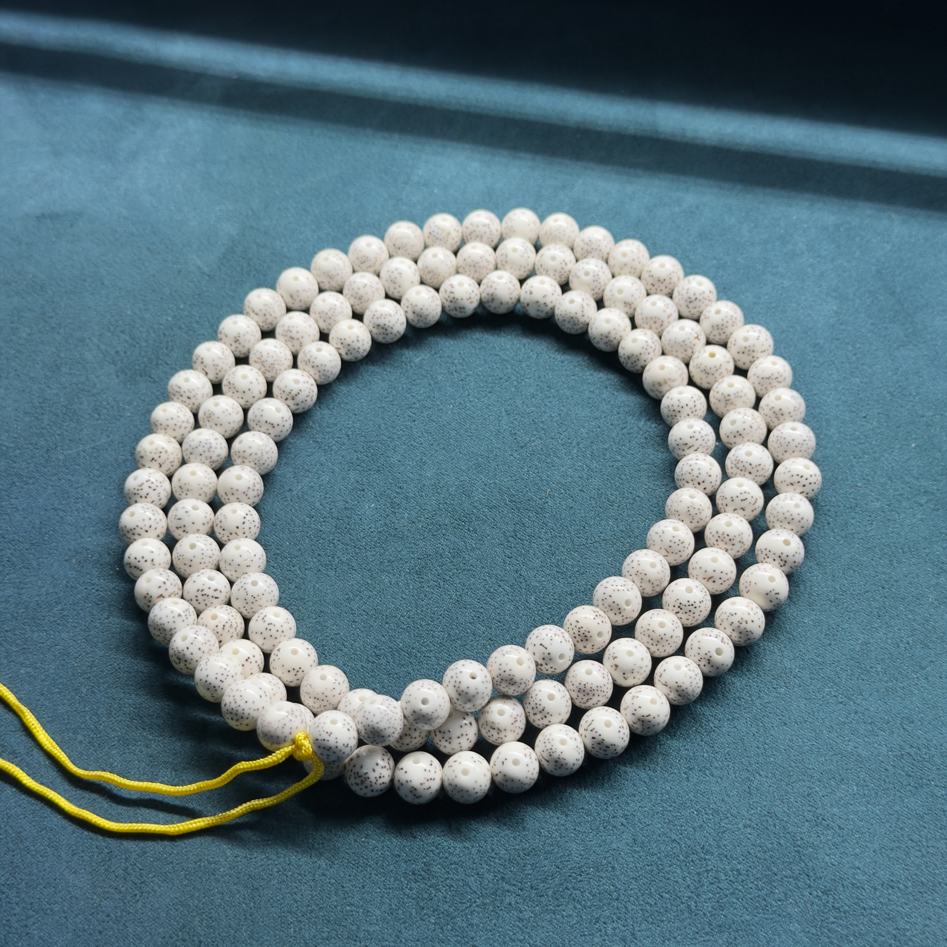 Z10星月脱脂10mm左右圆珠108项链