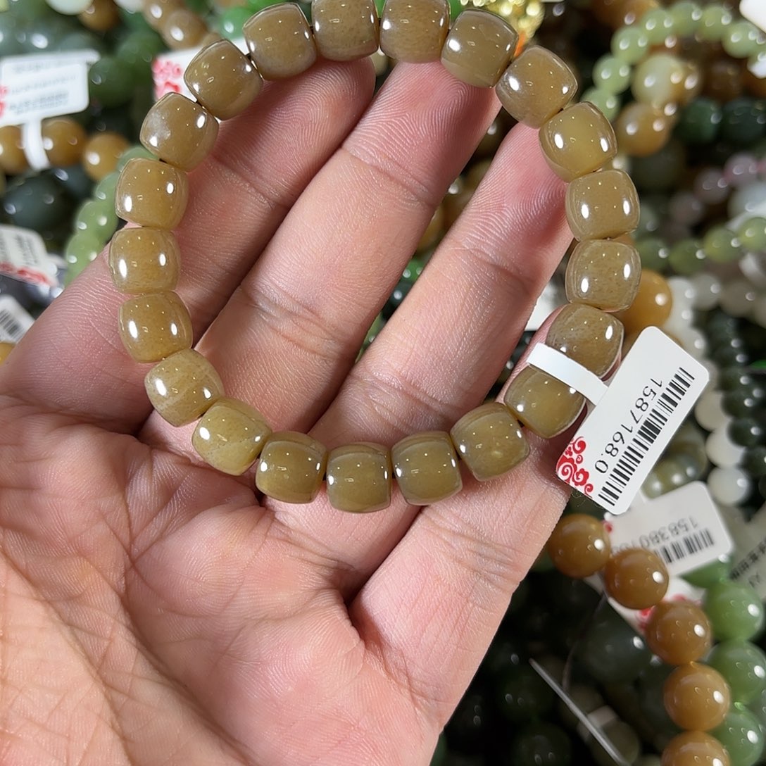 和田玉手链未镶嵌W133