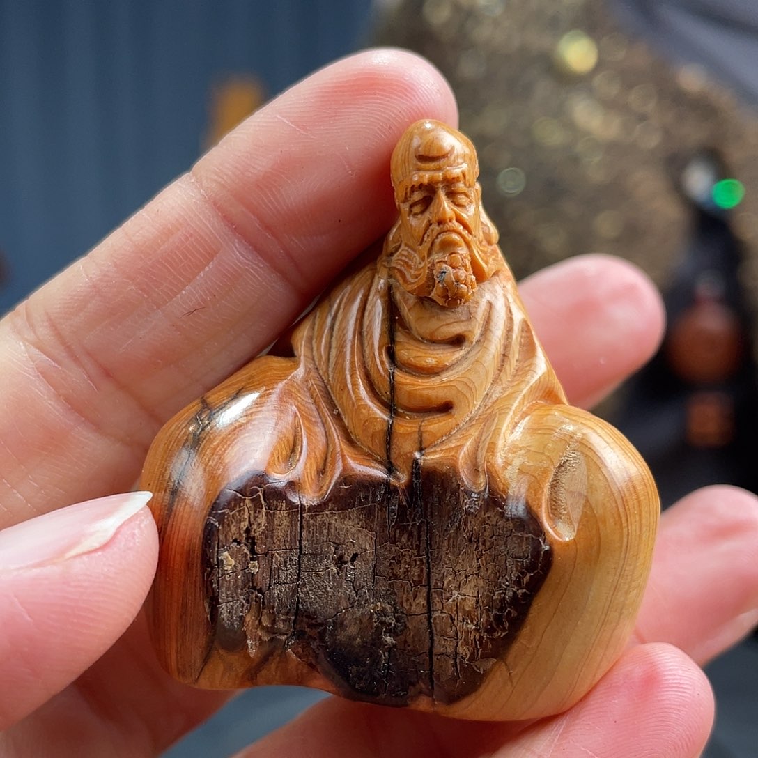 柏木（崖柏）手把件