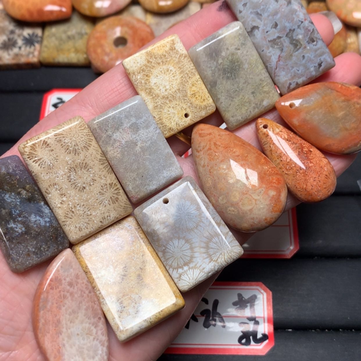 【闪购商品】硅化玉颈饰未镶嵌云****深