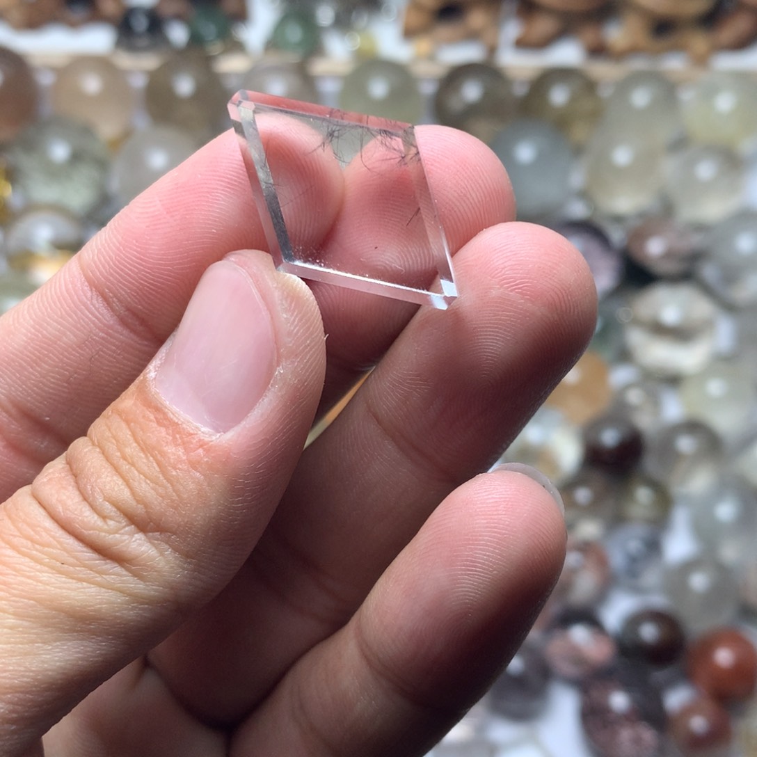 水晶珠宝半成品未镶嵌菱形