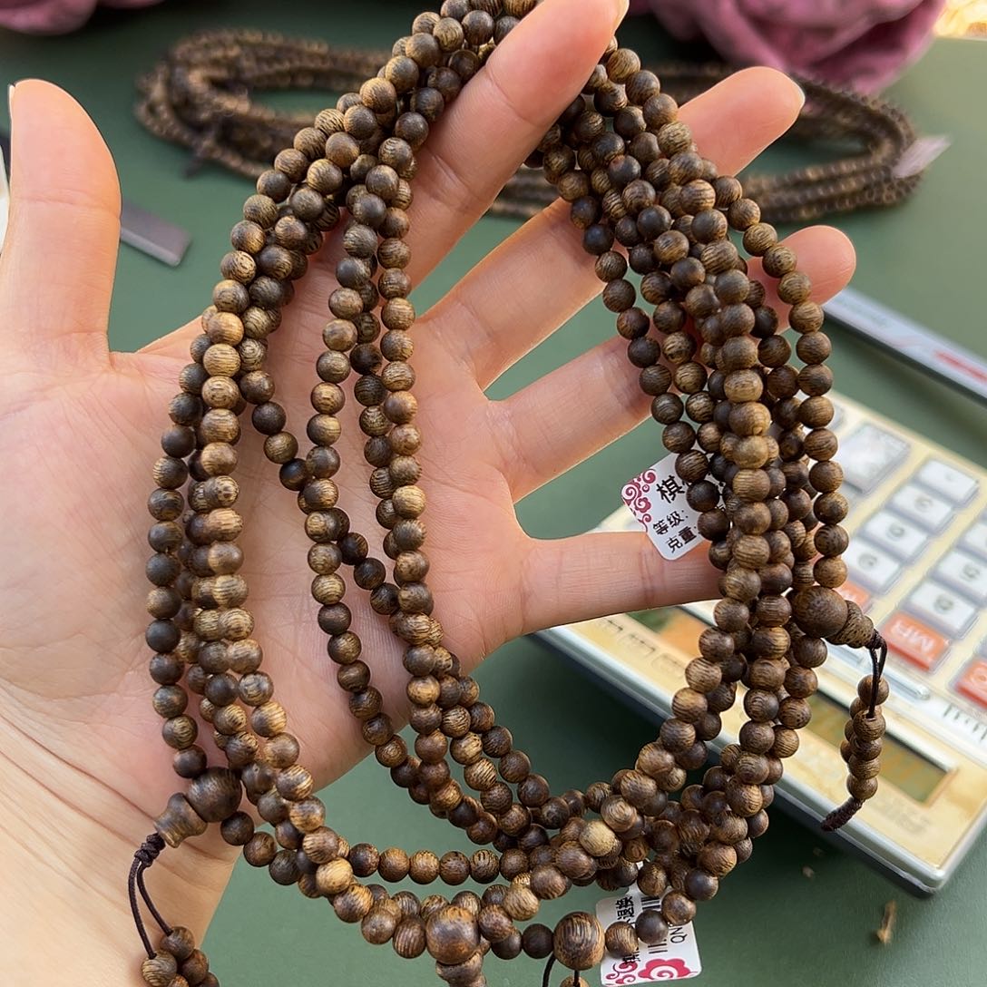 沉香手串乌身0.5多样性发一条