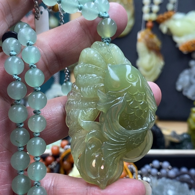 【闪购商品】蛇纹石玉吊坠未镶嵌