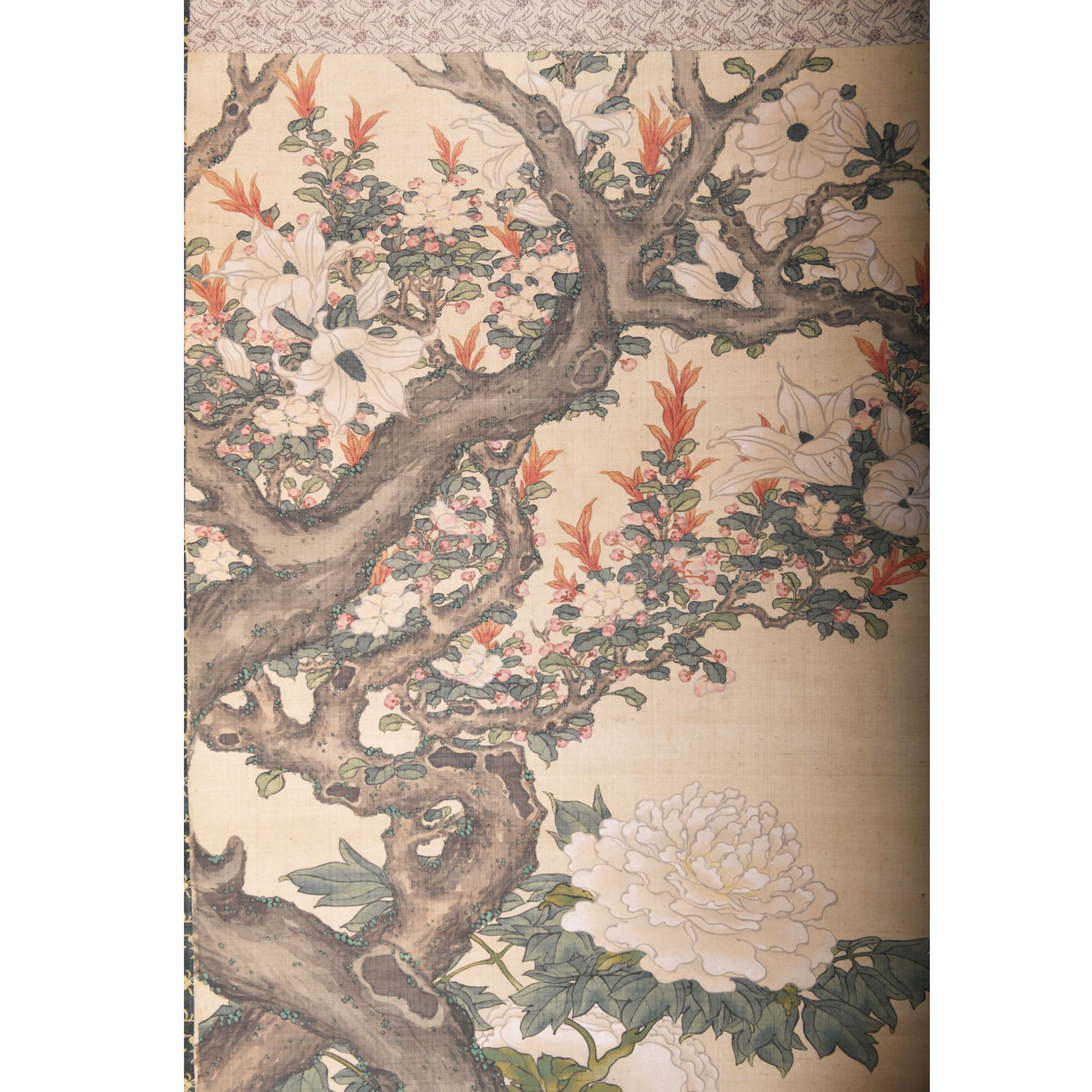 LOT.027汪承霈【花卉】绢本设色立轴B0502-234预展