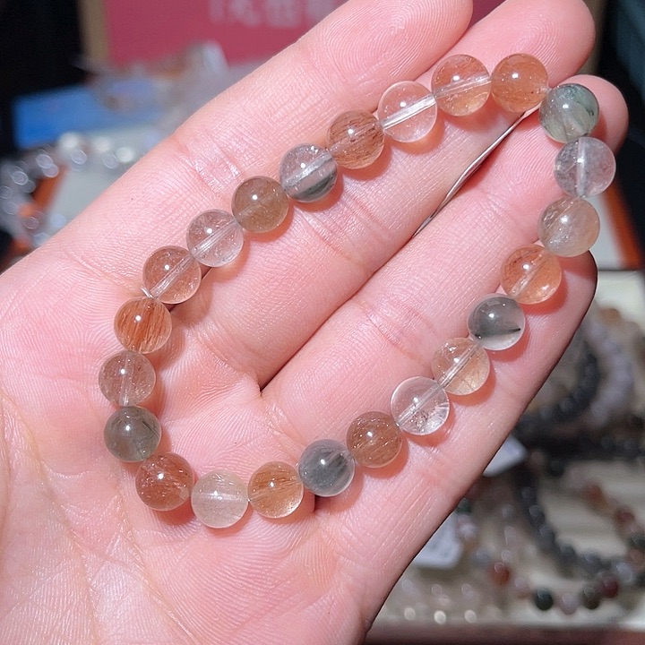 水晶手链未镶嵌186号多样性发一   8+