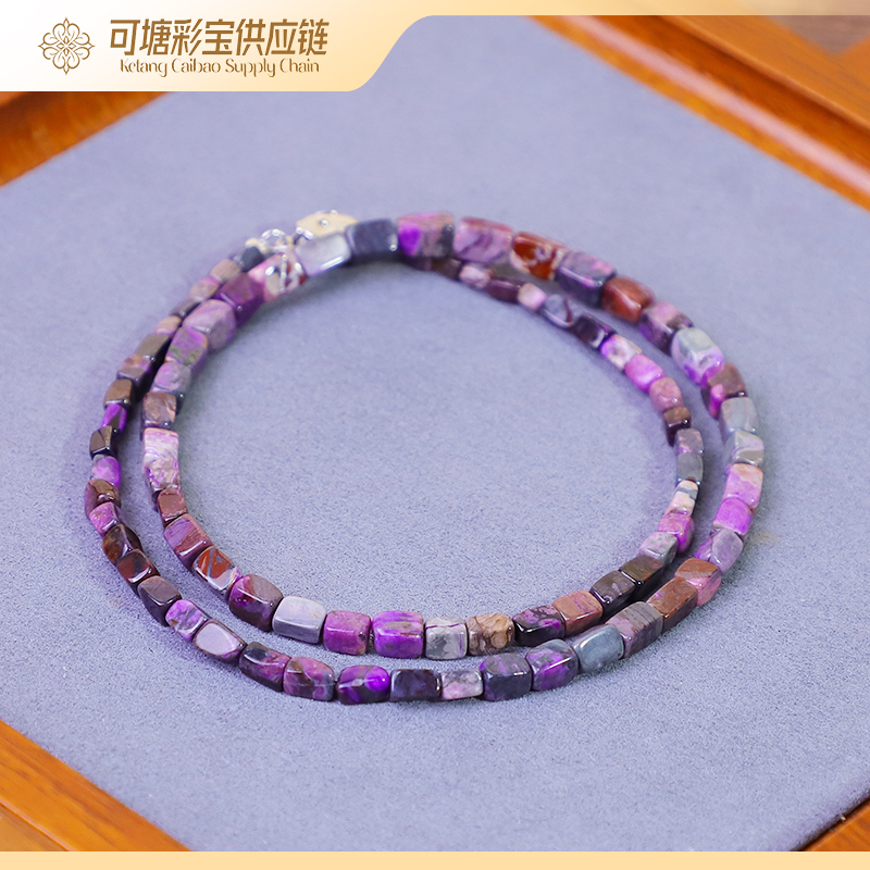 南非舒俱来 泥地樱花 方糖项链/KTCB-4529-1/多样性发一件