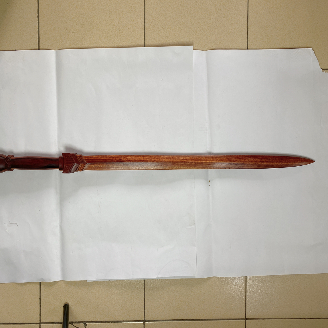 92公分白酸枝回纹单手