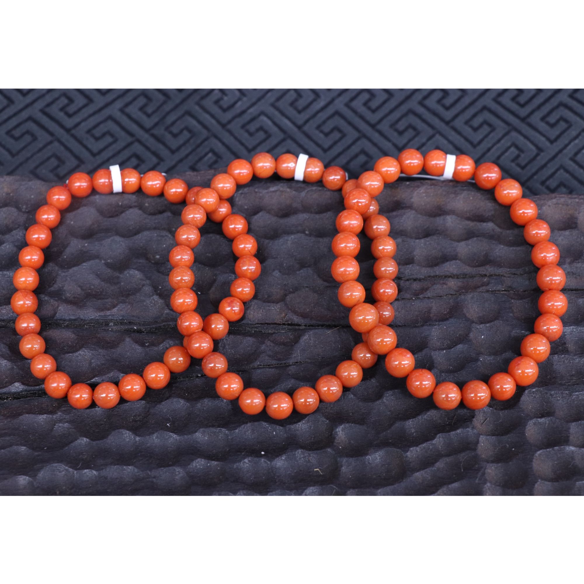 1原矿无优化天然南红东山大水沟单圈6mm左右随机发一件有纹慎拍