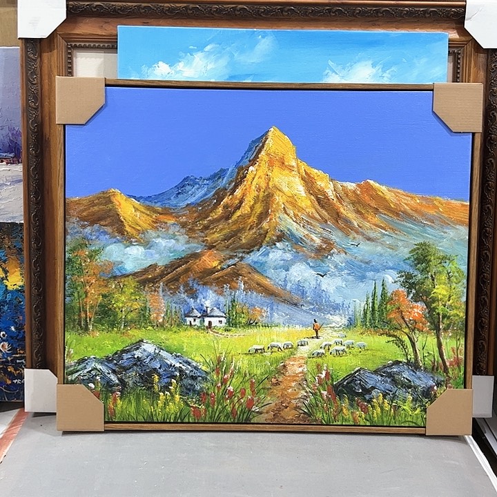 油画5060油画作品展中
