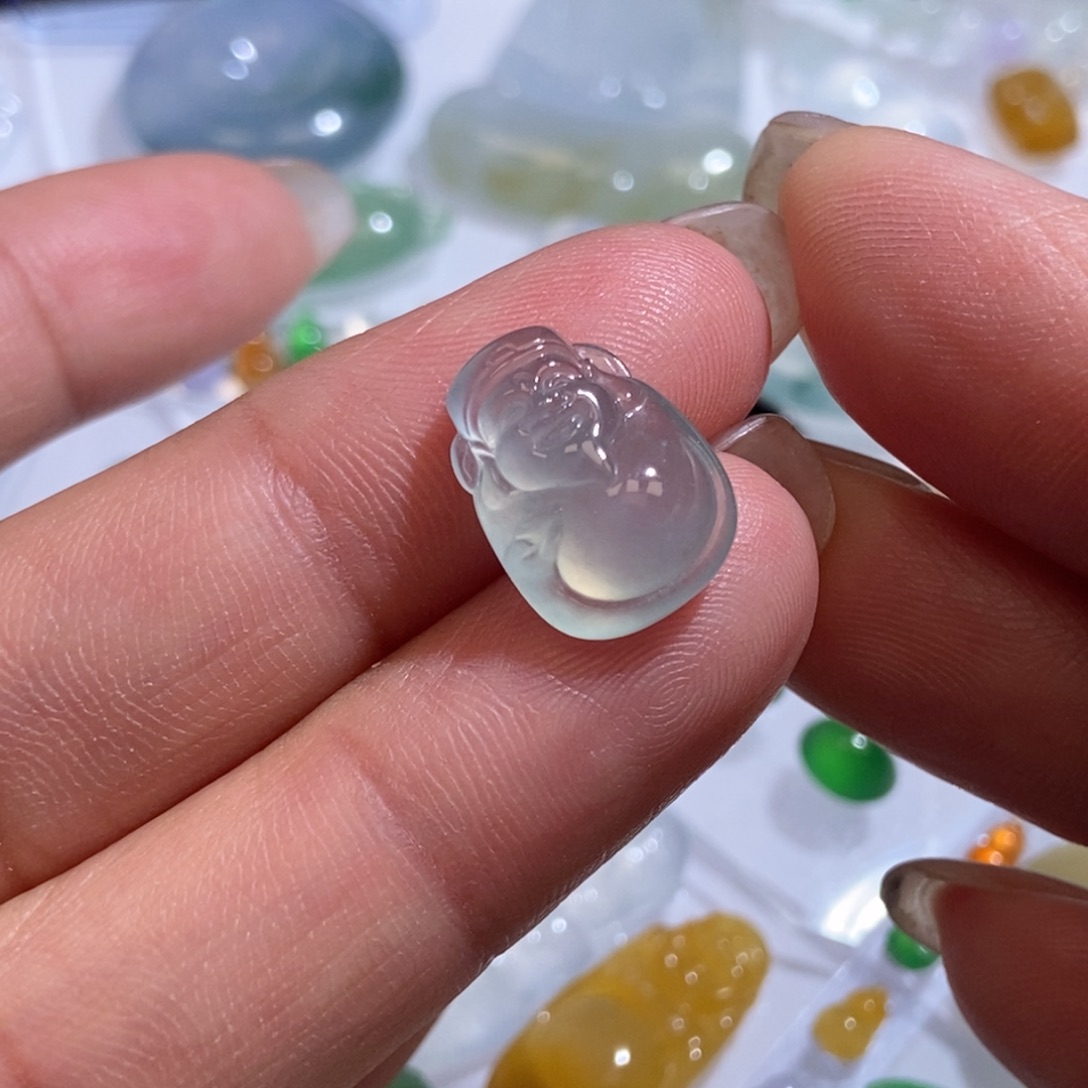 未镶嵌定制翡翠翡翠15/11/5.7