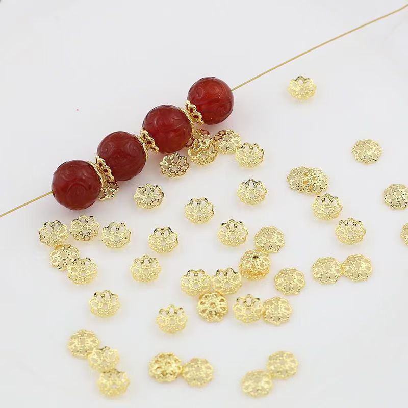 18K   花托隔片卡6mmDIY配件（10赠1）
