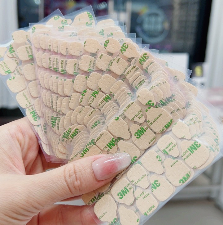 升级款牛皮纸果冻胶巨粘可拆卸穿戴甲美甲贴片双面胶高粘胶