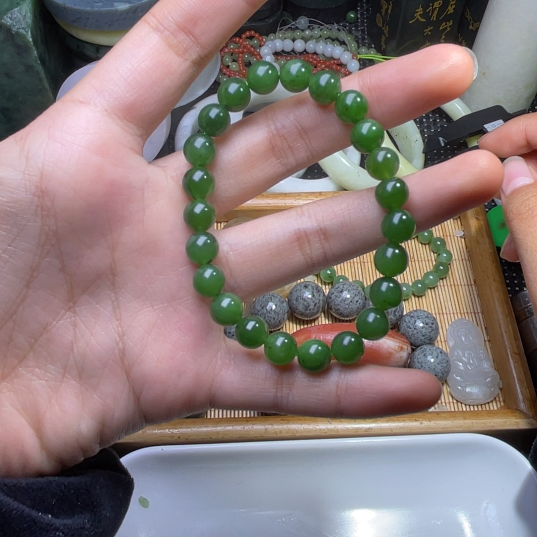 未镶嵌和田玉珠宝半成品6