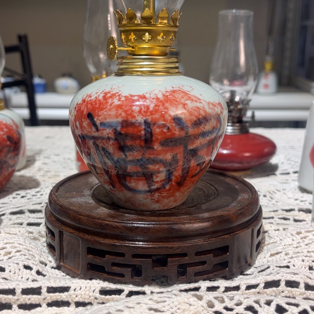 摆件景德镇陶瓷香薰灯