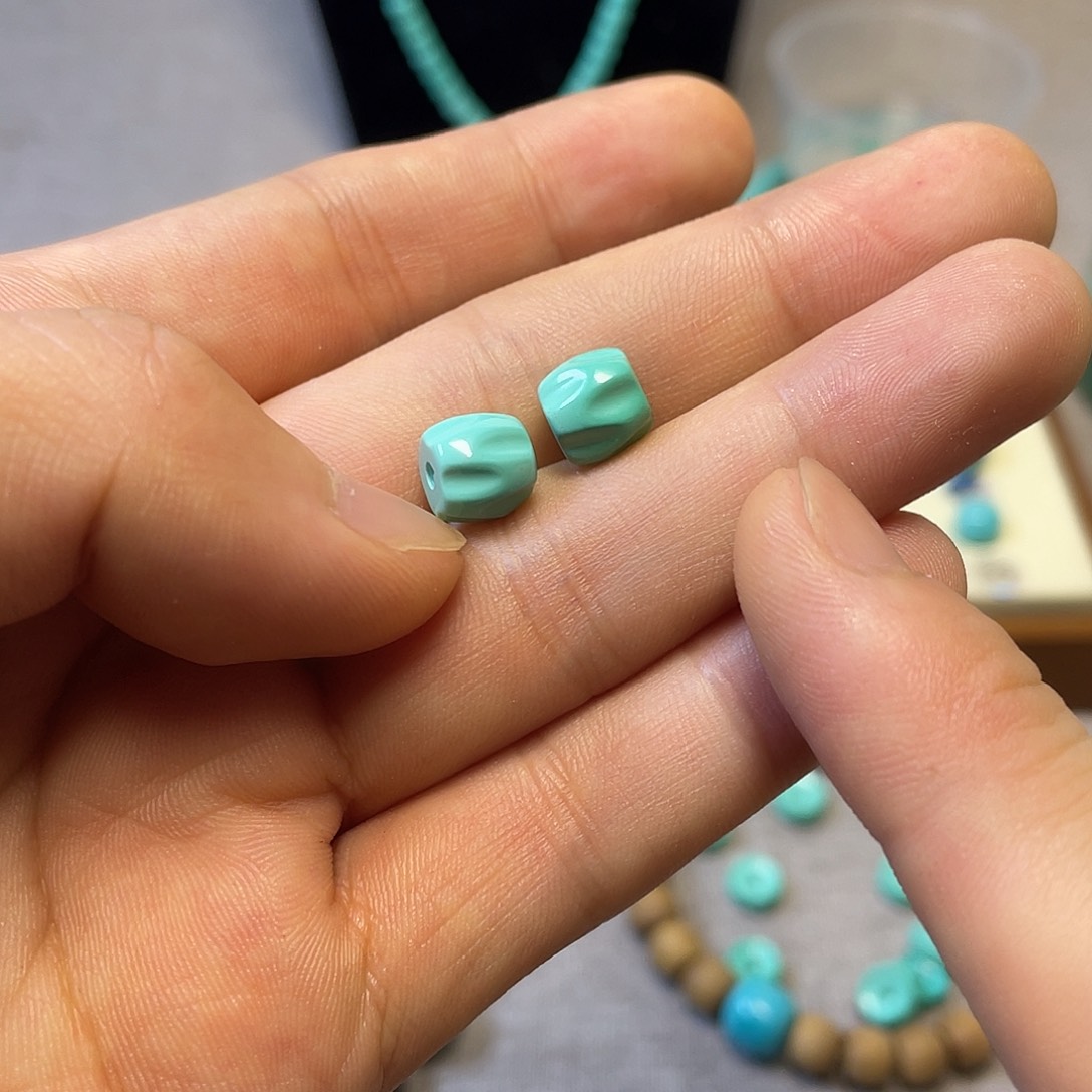 原生态湖北松配饰，直径8