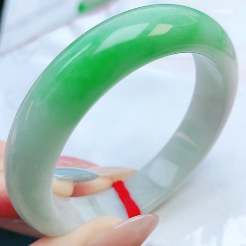 未镶嵌手镯翡翠51圈口882506