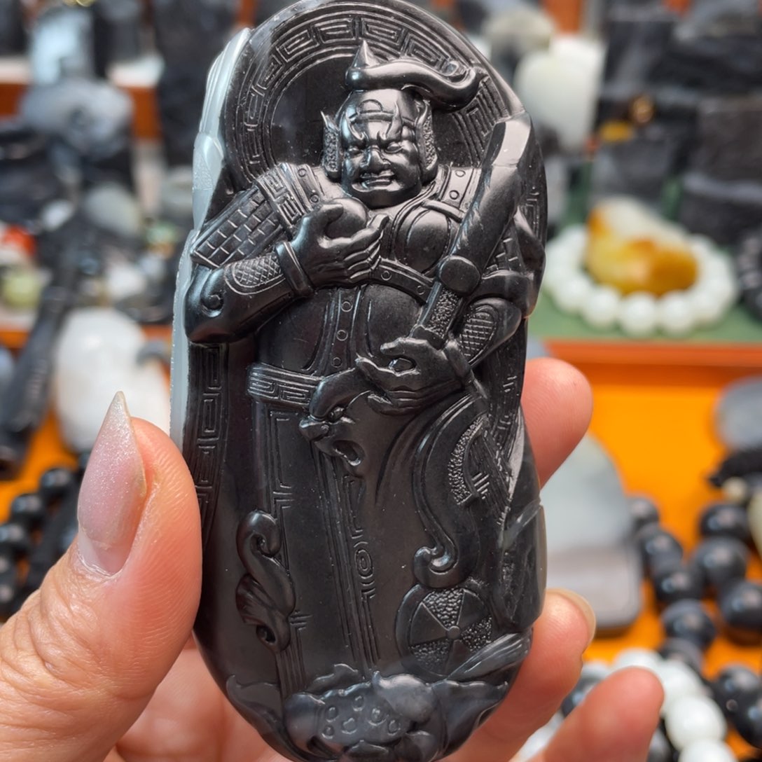 和田玉把件未镶嵌