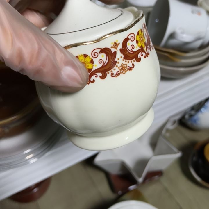 瓷片磁州窑五厂盘碗壶杯有瑕疵